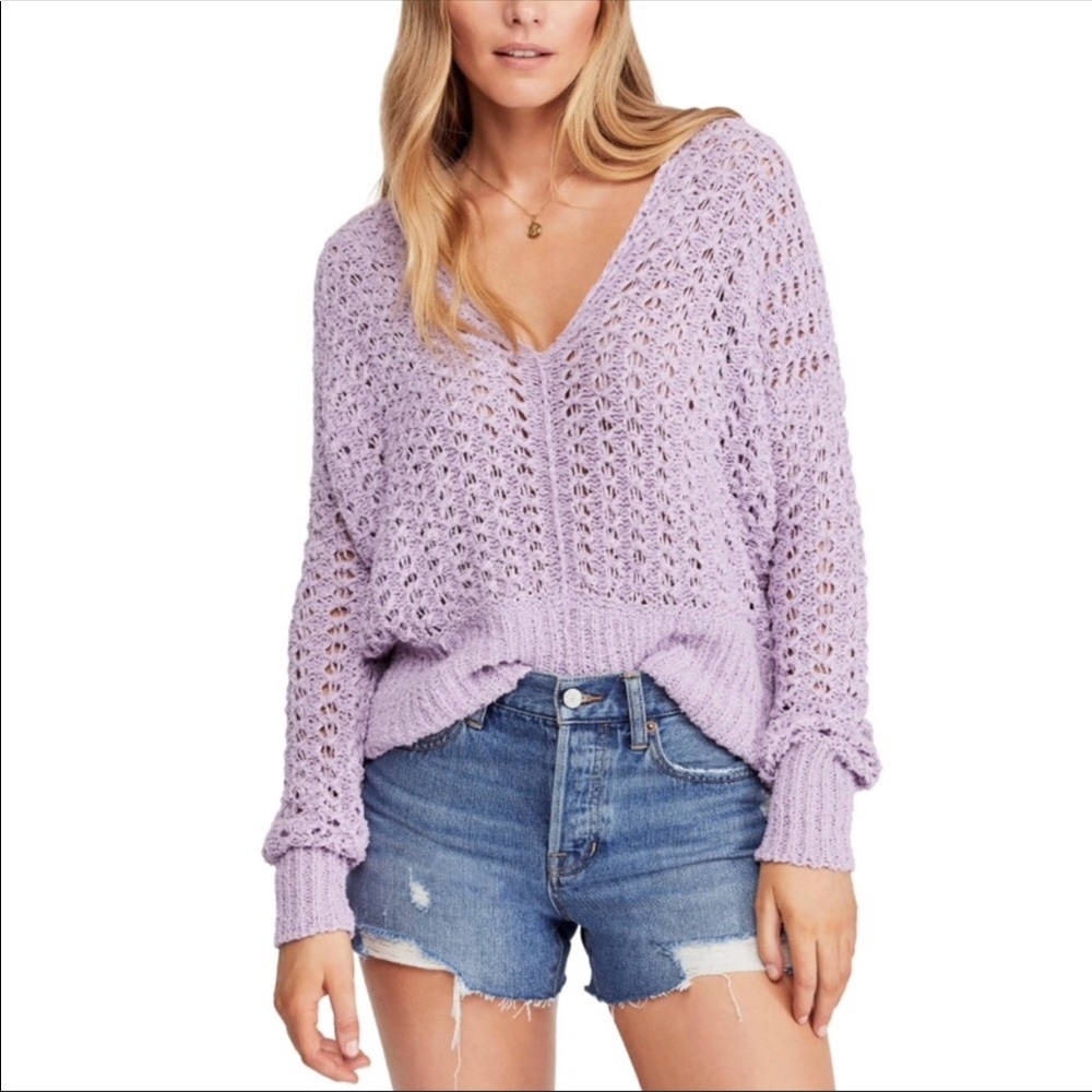 Free people best of you v neck sweater